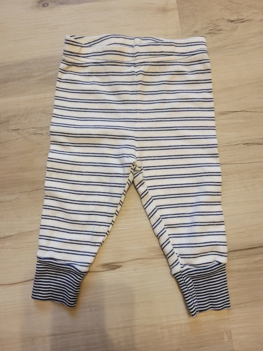 Carter's White & Blue Striped Toddler Pajama Set